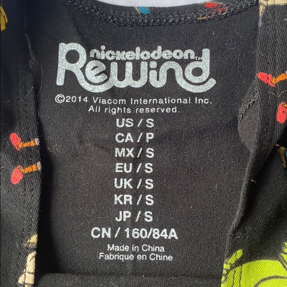 2/$35 Rugrats Nickelodeon Crop Top - Picture 4 of 5